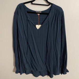 Target navy blouse